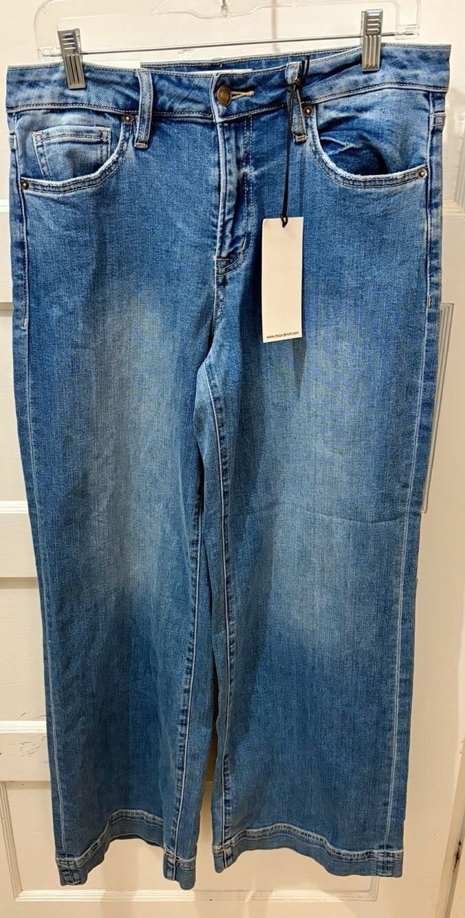 U-12 Mica Denim Los Angeles Mid Rise Wide Leg Jeans Women's Size 29